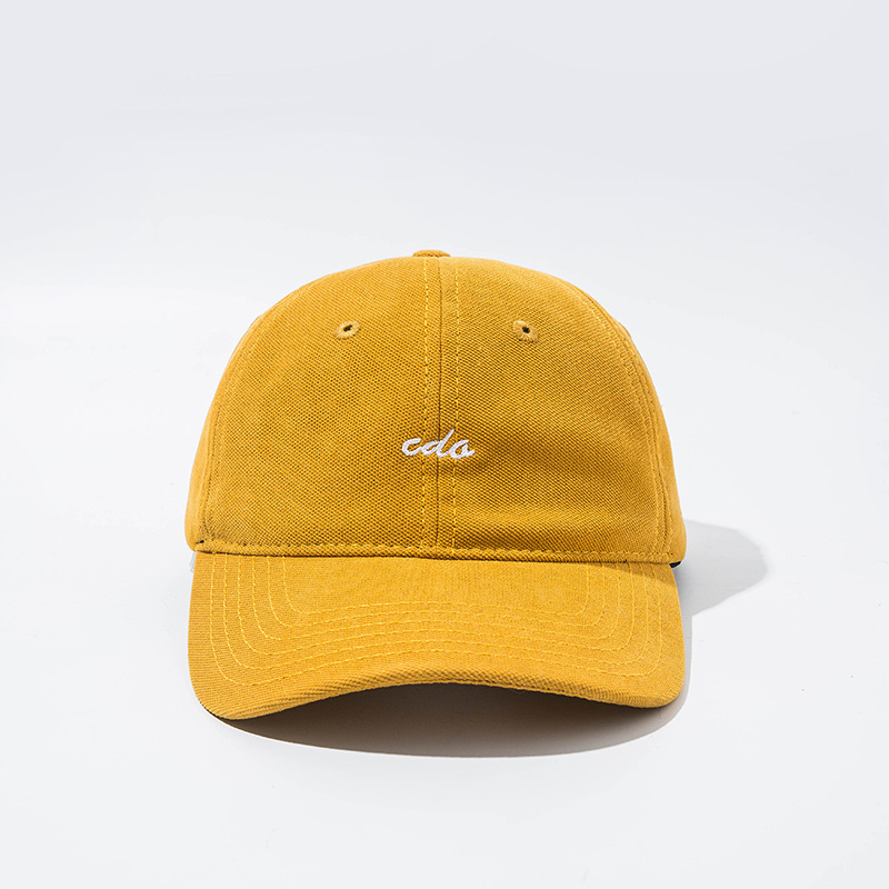 Mũ lưỡi trai thêu chữ CDA thời trang thu đông tùy chọn màu sắc