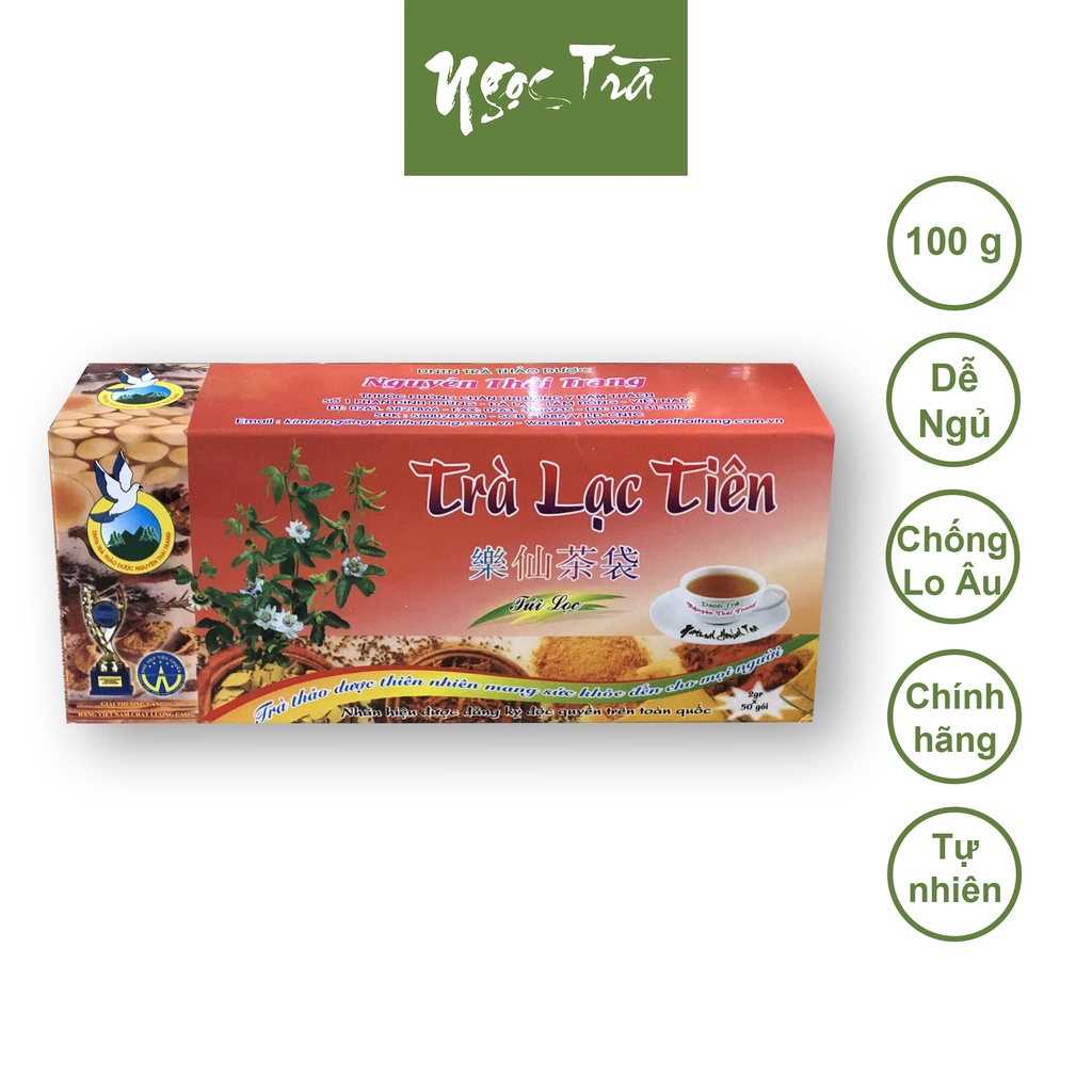 Trà Lạc Tiên Rừng Túi Lọc - Nguyên Thái Trang - 50 Túi
