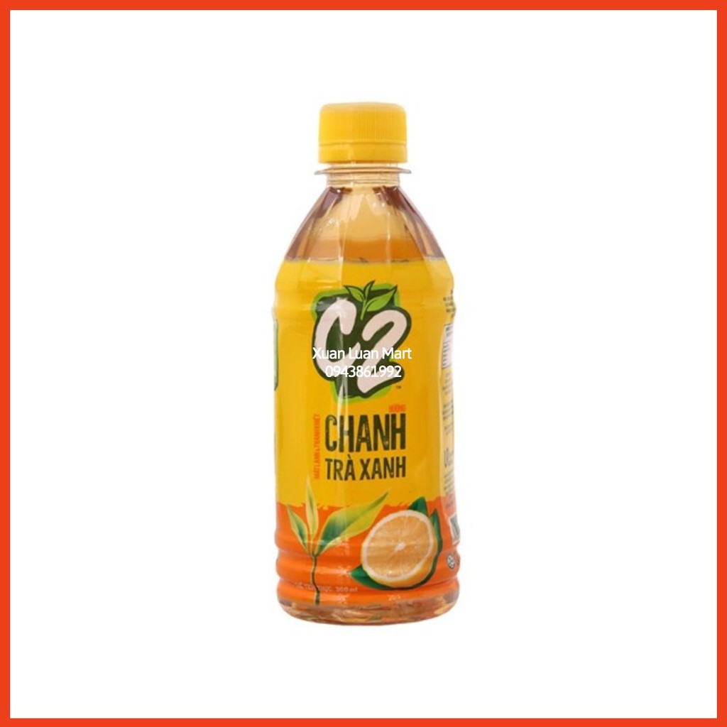 TRÀ XANH C2 HƯƠNG CHANH 360ML