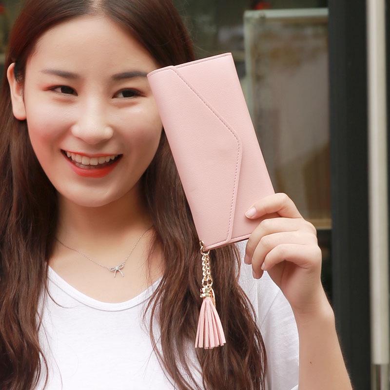 Ví Nữ Hình Trái Tim Đơn Giản Đa Năng Thời Trang