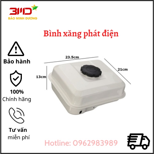 BÌNH XĂNG / BÌNH NHIÊN LIỆU MÁY BƠM / MÁY PHÁT ĐIỆN GX160 GX170 GX200 - Điện Máy Bảo Minh Dương