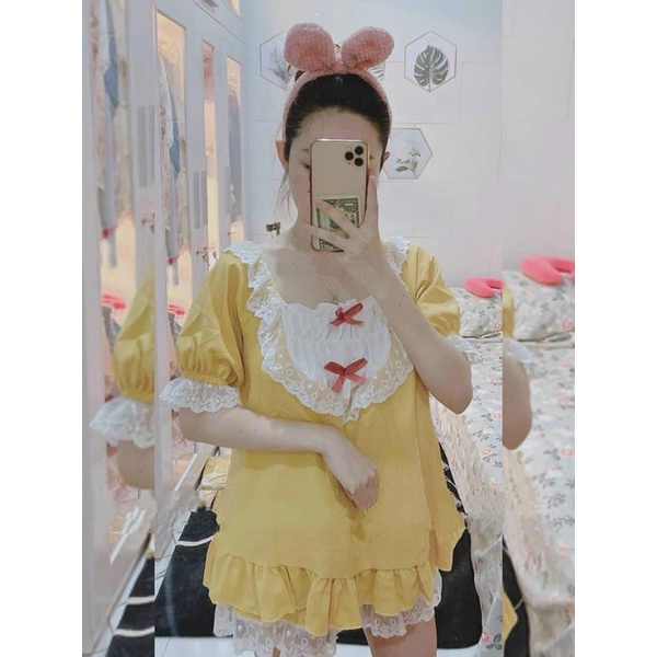 Bộ Tiểu Thư Phối Ren Xinh