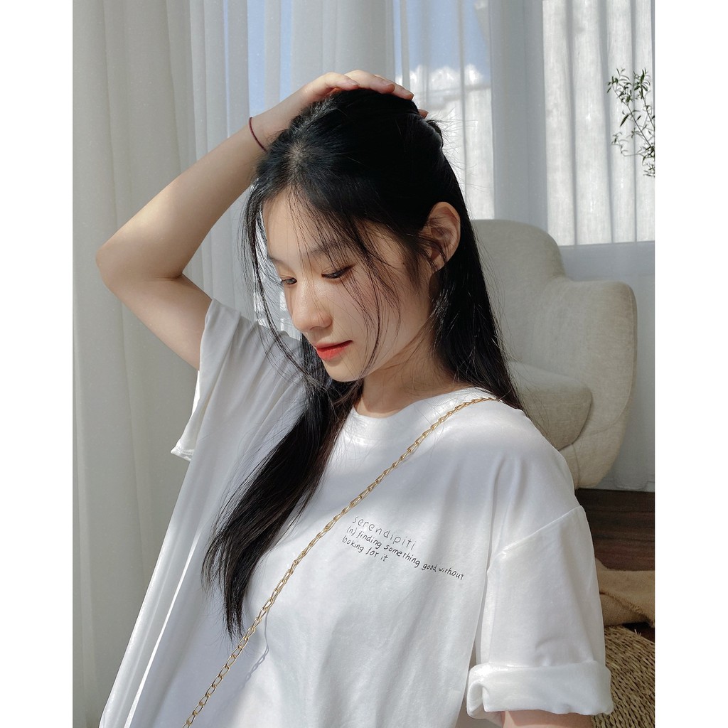 Áo thun tay lỡ basic SERENDIPITI- ÁO PHÔNG BASIC BY FIINSTORE