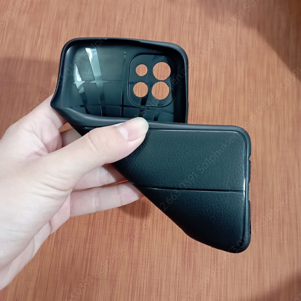 Ốp lưng Samsung A03 loại dẻo đen TPU và loại dẻo đen Auto giả vân da bảo vệ cam bền đẹp