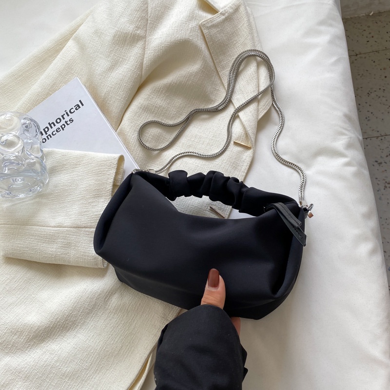 Túi IELGY đeo vai/ xách tay phối dây xích đơn giản thời trang cho nữ