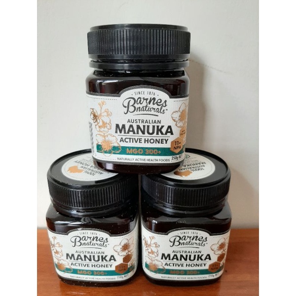 🐝🐝🐝Mật ong hoa Manuka Barnes Naturals 300+ MGO 250g của Úc