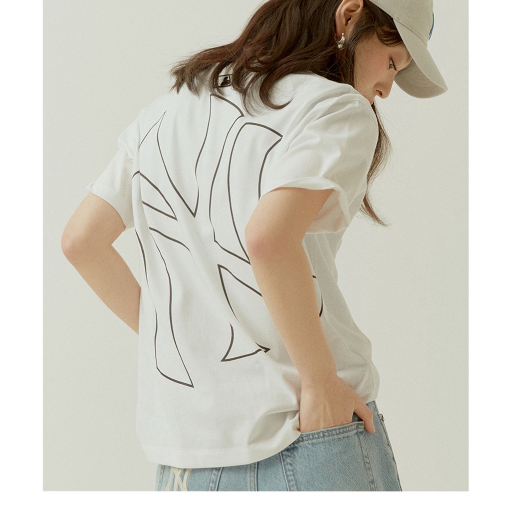 Áo NY nam nữ mẫu mới 2022 áo from rộng nam nữ NY chuẩn from vải cotton