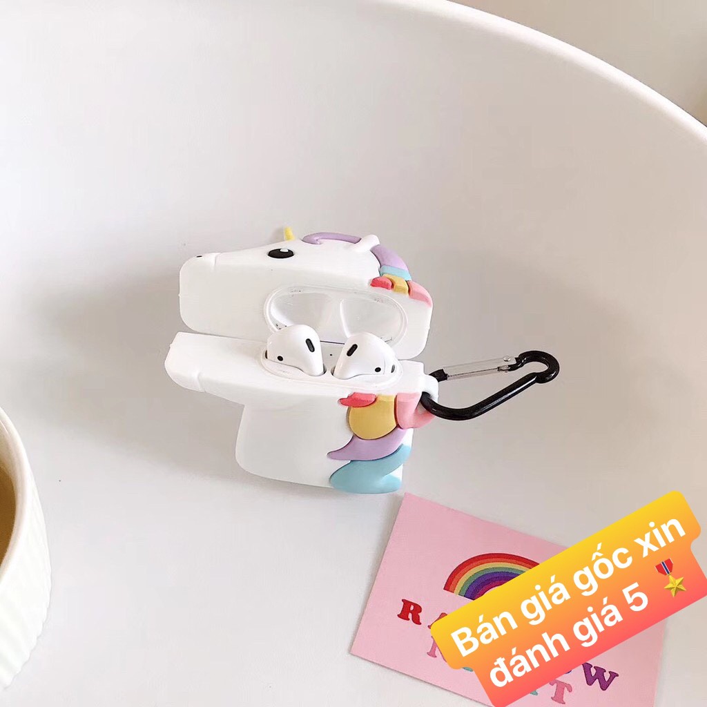 Case Vỏ Bao Airpods Đựng Tai Nghe Cho Airpod 1&amp;2 Chất Liệu Silicon Dẻo Hỗ trợ Airpods i11 i12 i18 i100