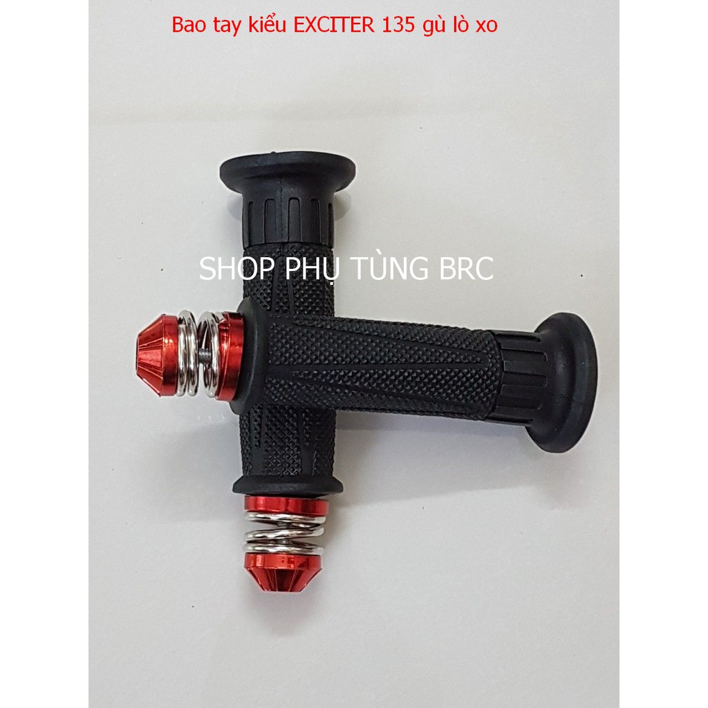 Bao tay xe máy kiểu EXCITER 135 gù lò xo dùng cho các loại xe máy