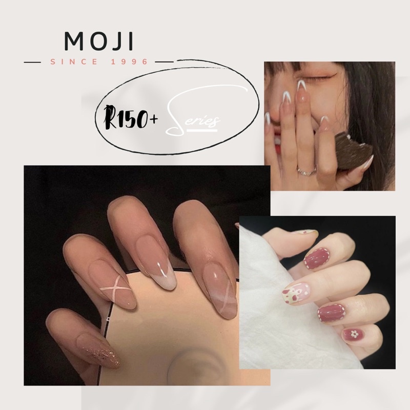 Set 24 móng tay giả kèm keo không thấm nước mã R150+