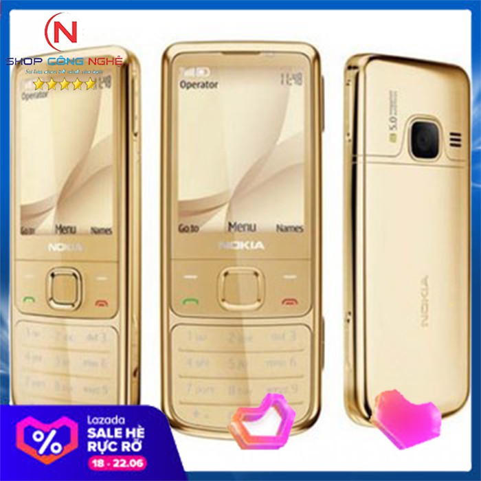 Điện Thoại cổ đẹp Nokia 6700 Classic Gold Zin full phụ kiện BẢO HÀNH 1 NĂM