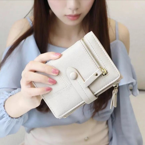 Tặng Nước Hoa 💖 Ví Nữ Ngắn Cầm Tay Nhỏ Gọn Kiểu Dáng Đẹp Da PU Cao Cấp | BigBuy360 - bigbuy360.vn
