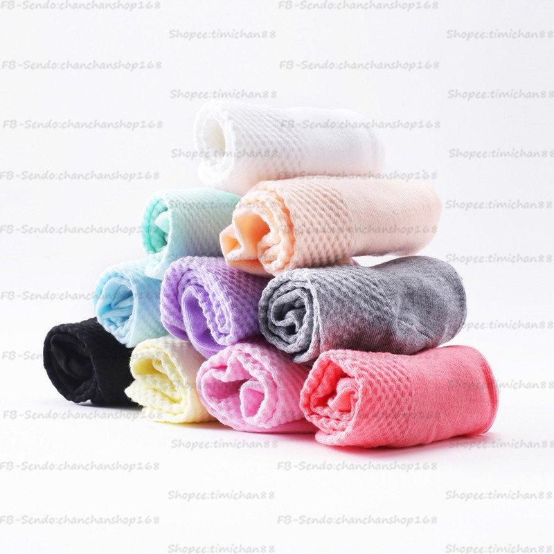 Vớ Cotton nữ ngắn dập nhám chống trượt (khi mang giày) từ 14k