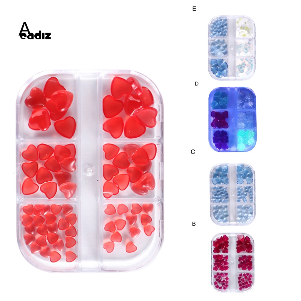 Phụ Kiện Trang Trí Móng Tay Nghệ Thuật DIY Nhiều Kích Cỡ Tiện Dụng