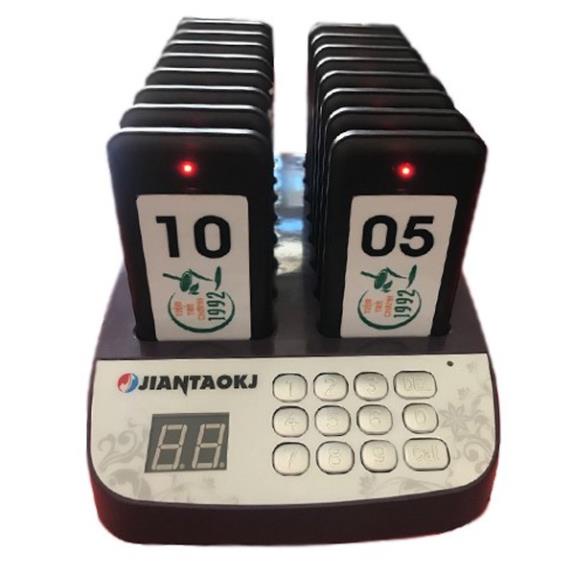 Bộ thẻ rung order JIANTAOKI - gọi khách tự phục vụ Tầm Xa CHÍNH HÃNG Giá tốt - Thẻ tự phục vụ 2573