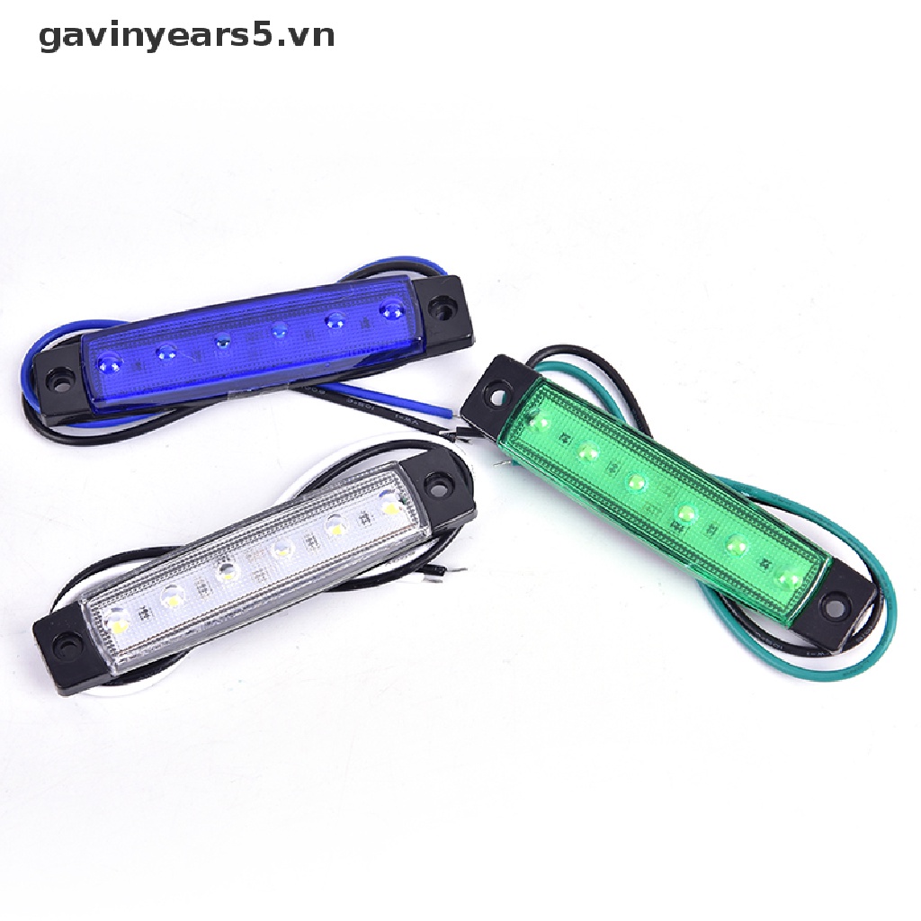 Đèn xi nhan 6 bóng led 12v gắn hông xe tải