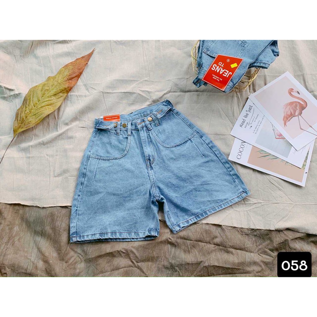 Quần ngố lưng shorts jeans cạp kiểu 064 lưng cao nữ ulzzang VM STYLE 22SJU03TD2311 | BigBuy360 - bigbuy360.vn