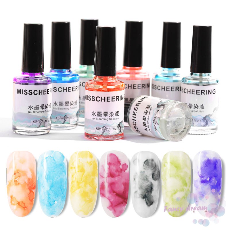 Lọ sơn móng tay Gel UV họa tiết vân đá cẩm thạch