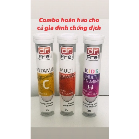 - Vitamin Tổng Hợp Date 2025 Viên sủi Dr. Frei Multivitamins & Biotin  SWISS ENERGY