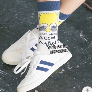 Tất Simson Unisex cổ cao Nam Nữ