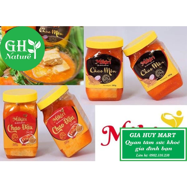 CHAO MÔN CAO CẤP PHA SẴN VỊ BÉO MIKIRIN 180GR