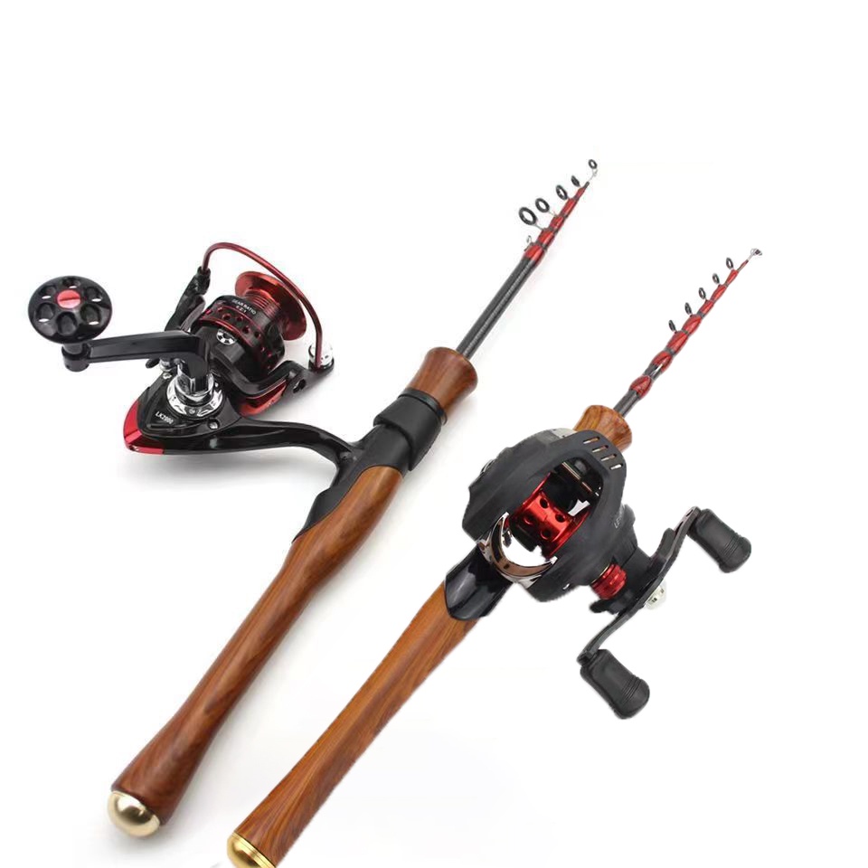 Cần Câu Cá Siêu Nhẹ Telescopic Lure Fishing Rod 6ft