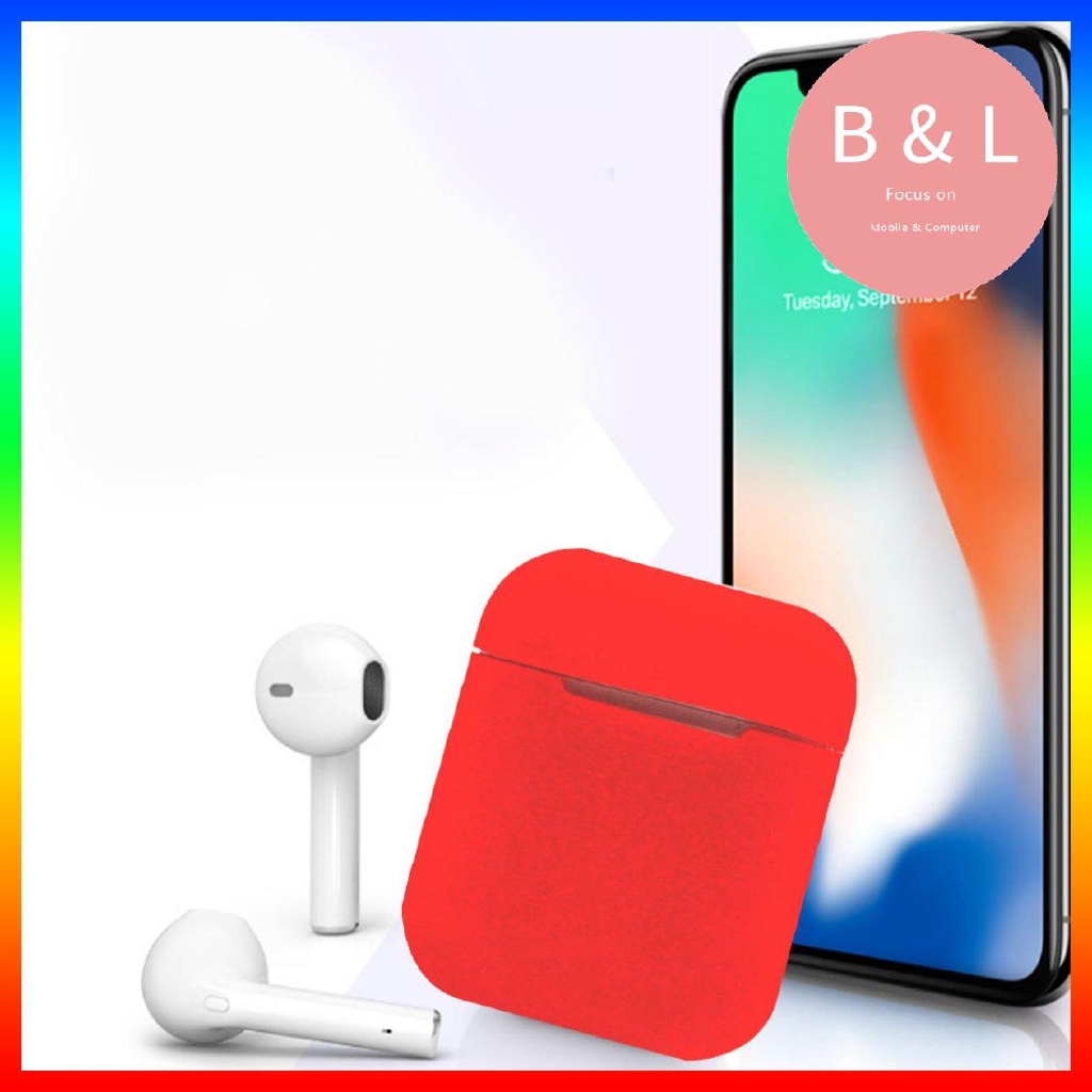 Vỏ silicon mềm Vỏ chống sốc cho tai nghe không dây AirPods Vỏ bảo vệ tai nghe không dây cho Air Pods Hộp sạc bảo vệ