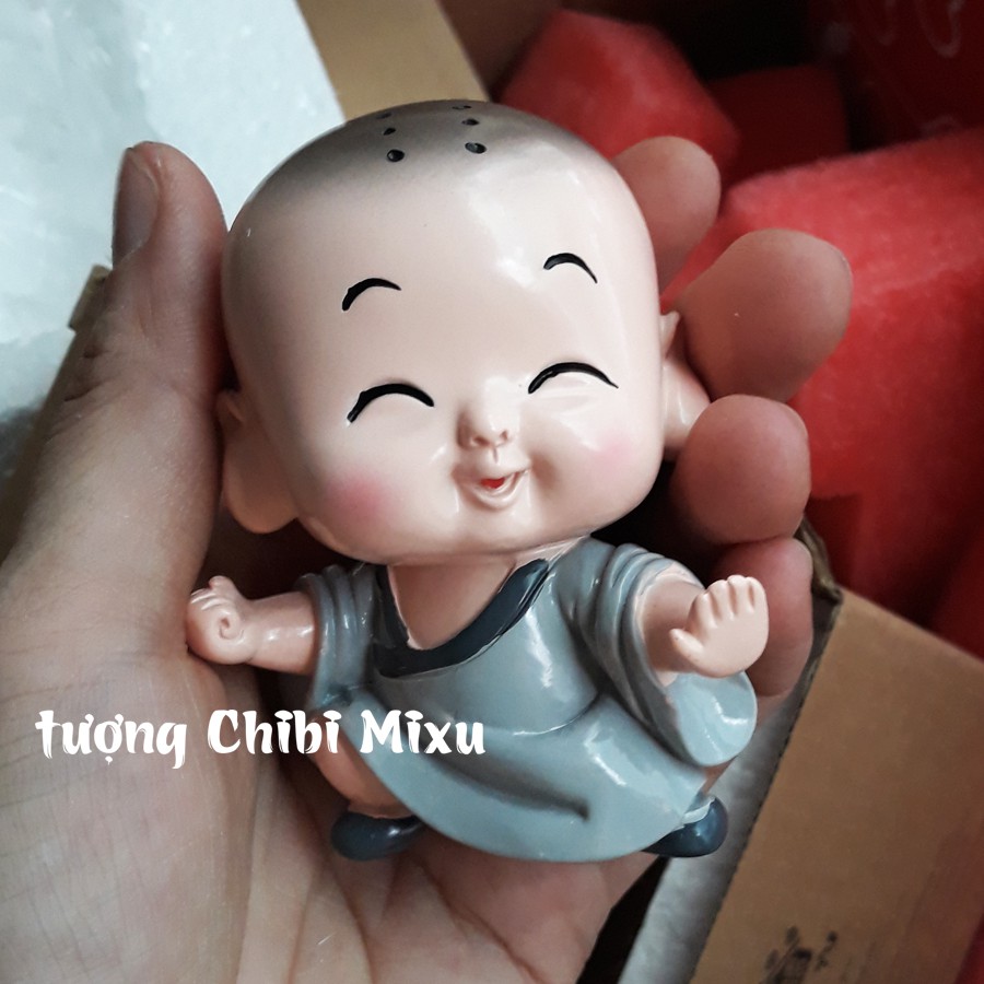 Tượng chibi chú tiểu Kung Fu