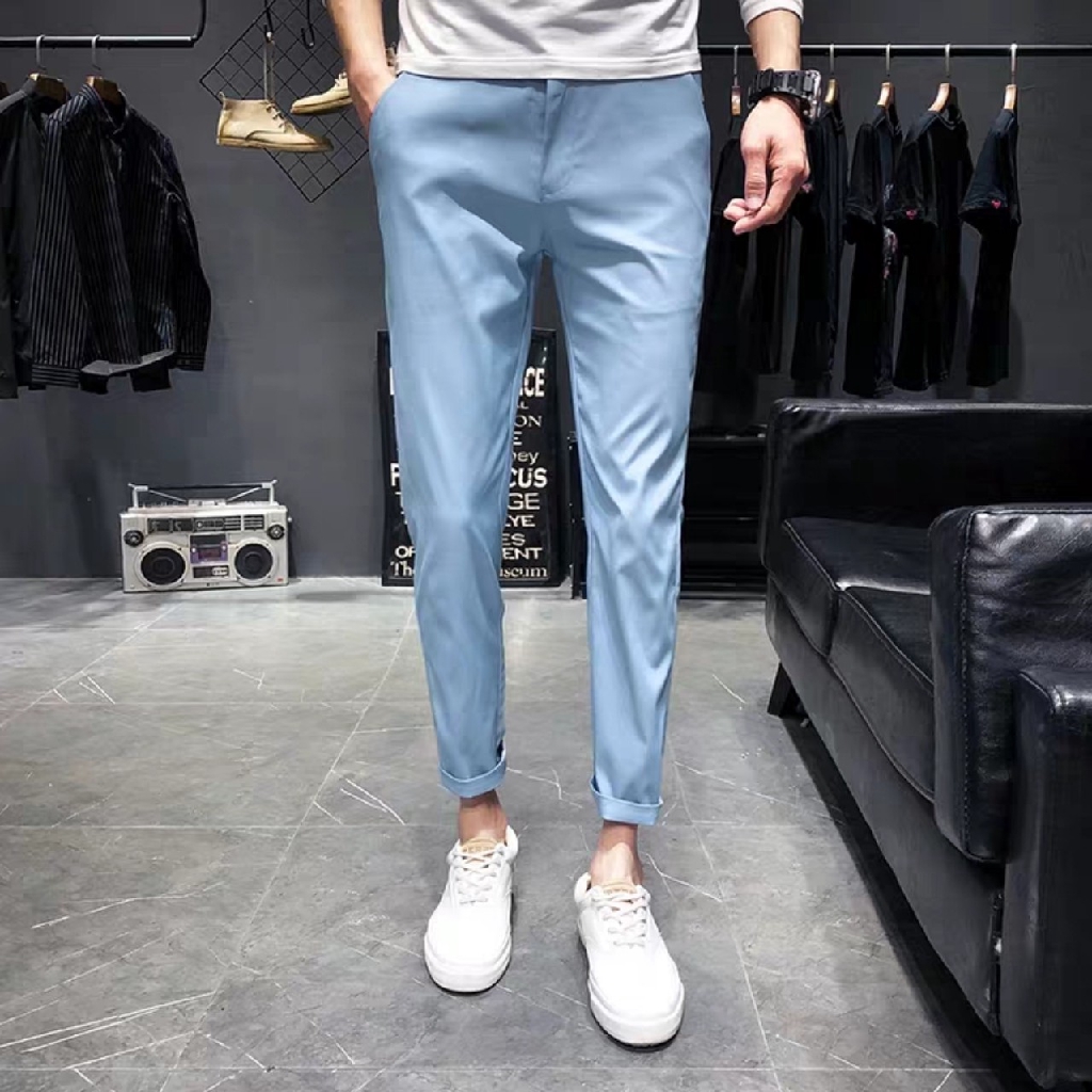 Đủ màu đủ size 28 - 37 Quần tây nam học sinh công sở cao cấp có big size  Quần tây ống côn body co giãn đi học đi chơi