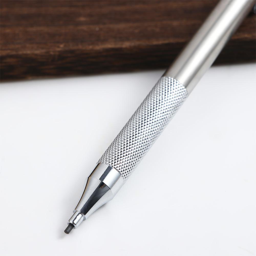 Bút chì bấm MMULCK tự động bằng thép không gỉ tiện dụng 0.5 / 0.7 / 0.9 / 1.3 / 2.0mm