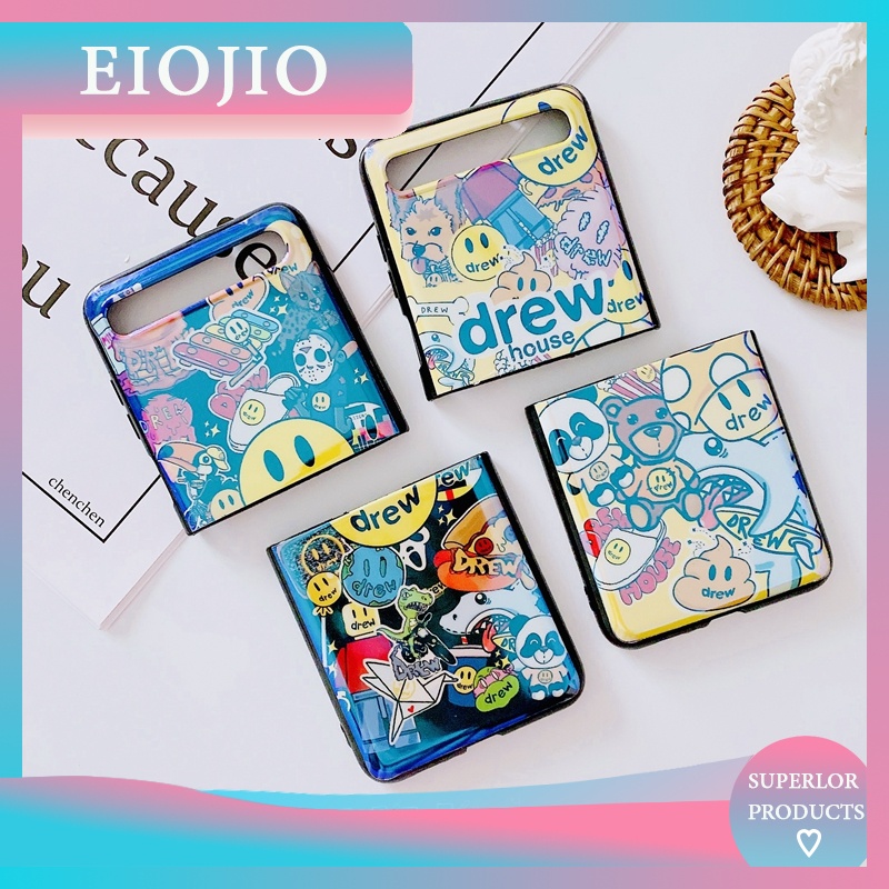 Ốp Điện Thoại PC Cứng Chống Sốc In Hình Thỏ Hoạt Hình Dễ Thương Cho Samsung Galaxy Z Flip 3 5G Z Flip4 Flip 4 / 3 / 2 / 1 5G