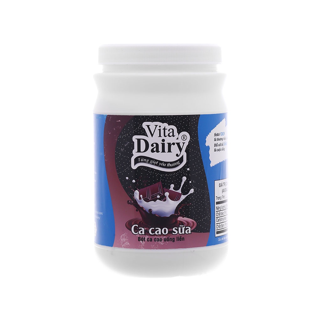 Bột ca cao sữa Vita Dairy hũ 450g