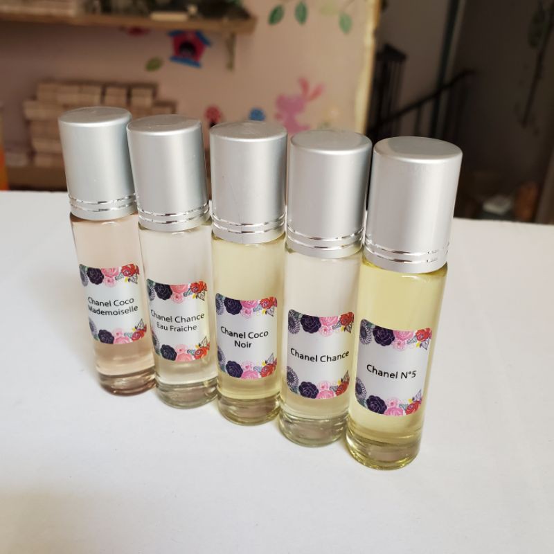 5 chai tinh dầu nước hoa Pháp