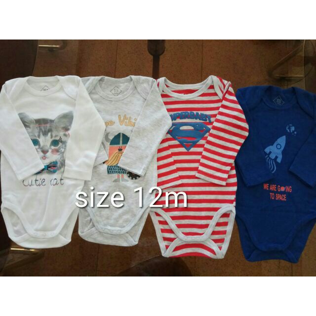 Body dài tay cho bé trai/bé gái