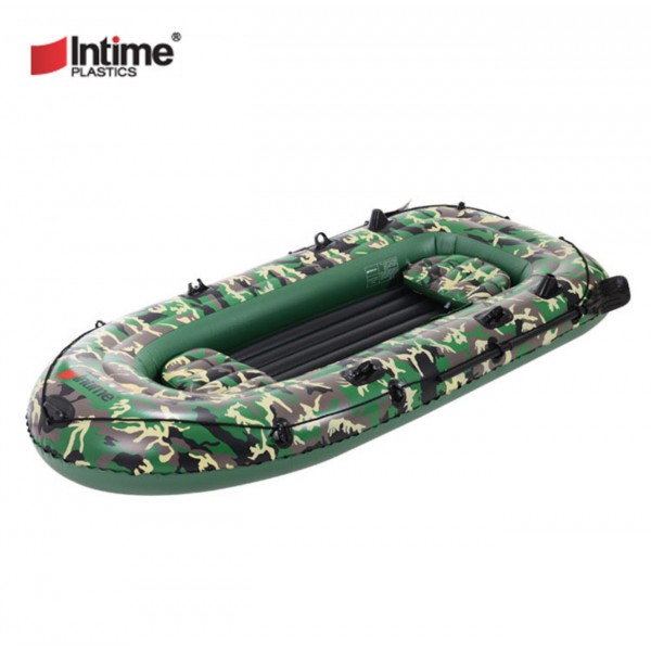 Thuyền hơi cho 2 người lớn chính hãng INTIME YT-097A, xuồng hơi câu cá cỡ lớn