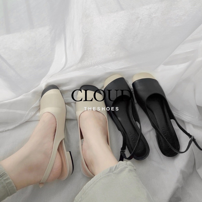 Giày sandal bệt quai sau