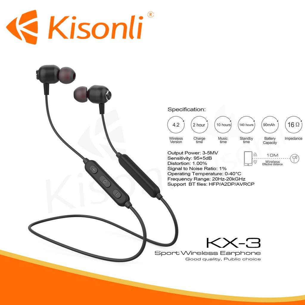 Tai Nghe Bluetooth Kisonli KX-3