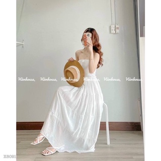 ĐẦM MAXI ỐNG NHÚN THUN