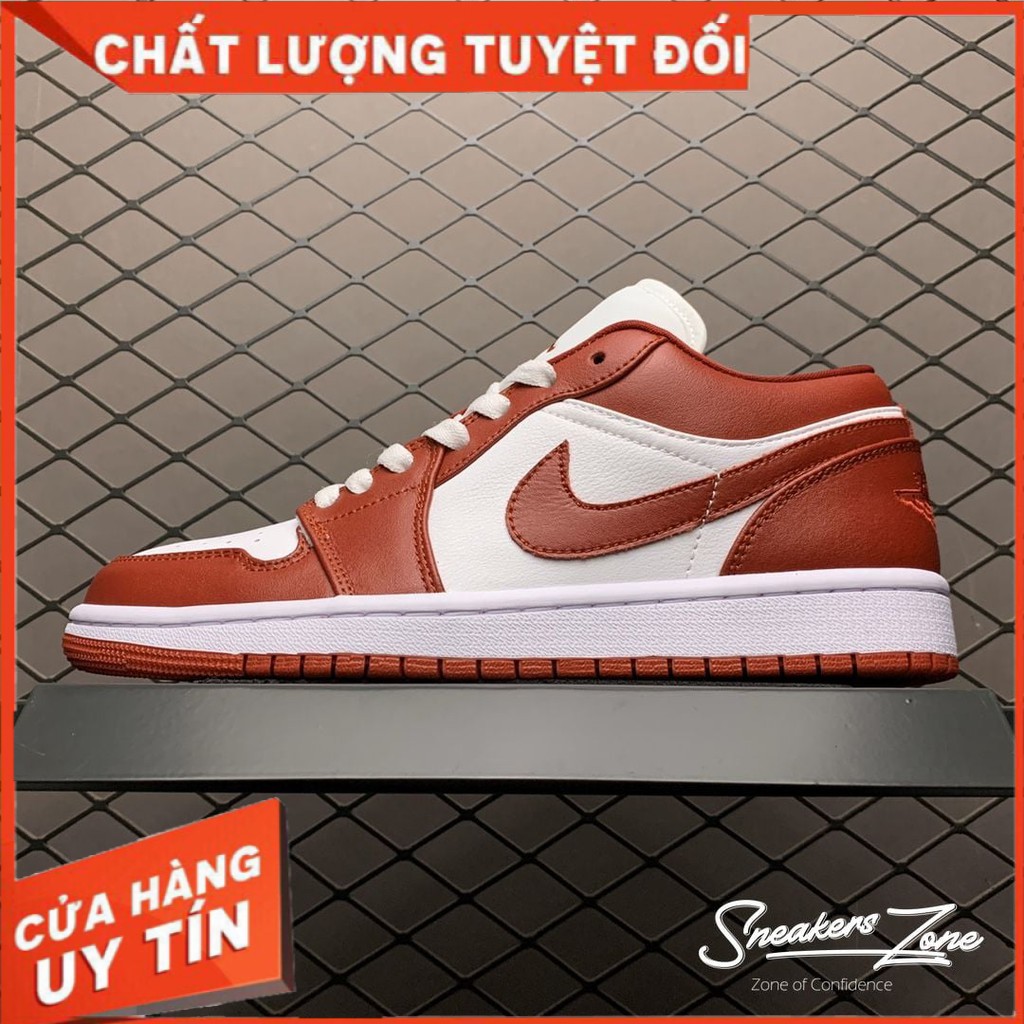 (FREESHIP+HỘP+QUÀ) Giày Thể Thao Sneakers AIR JORDAN 1 Low Gym Red White màu đỏ trắng thấp cổ cực đẹp cho cả nam và nữ