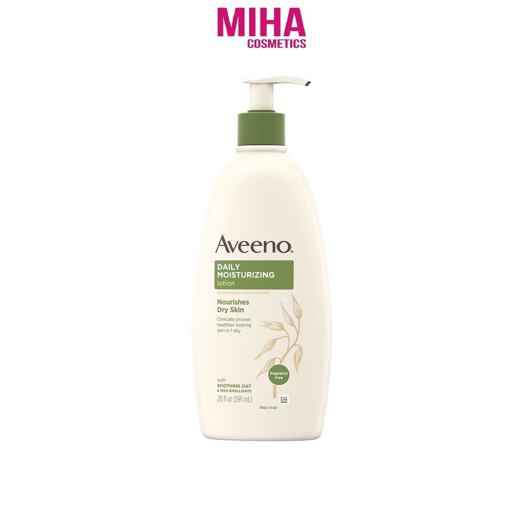 Sữa Dưỡng Thể Không Mùi Aveeno Daily Moisturizing Lotion Nourishes Dry Skin 591ml USA