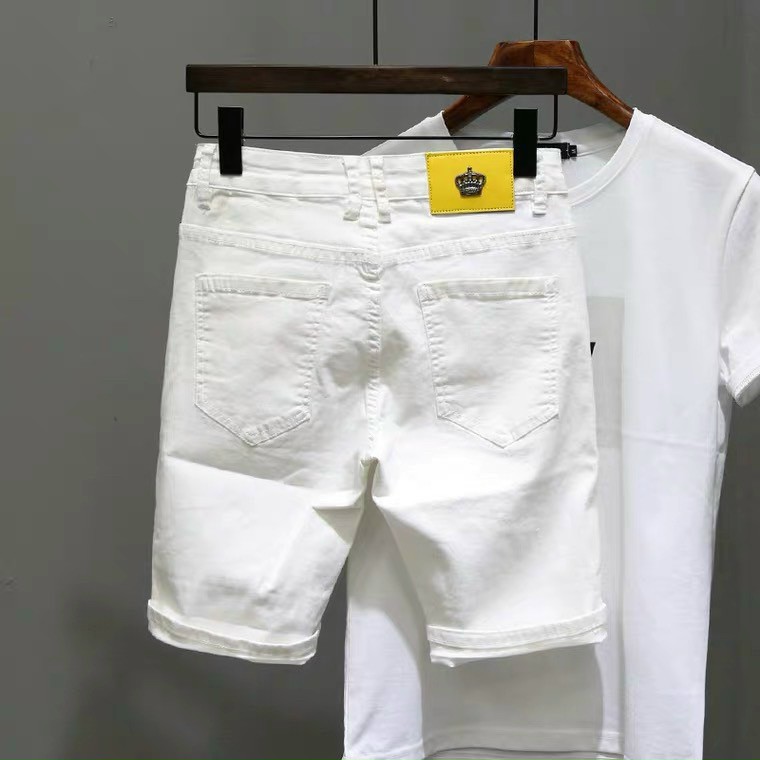 Quần short JEAN nam wash TRẮNG, ĐEN cao cấp SI176210