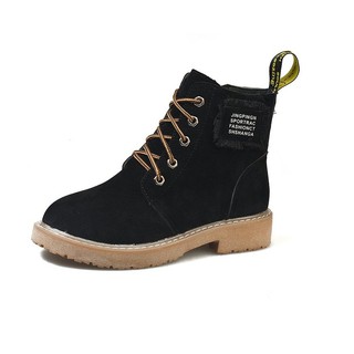 Giày boot nữ cổ thấp phong cách Hàn Quốc B130