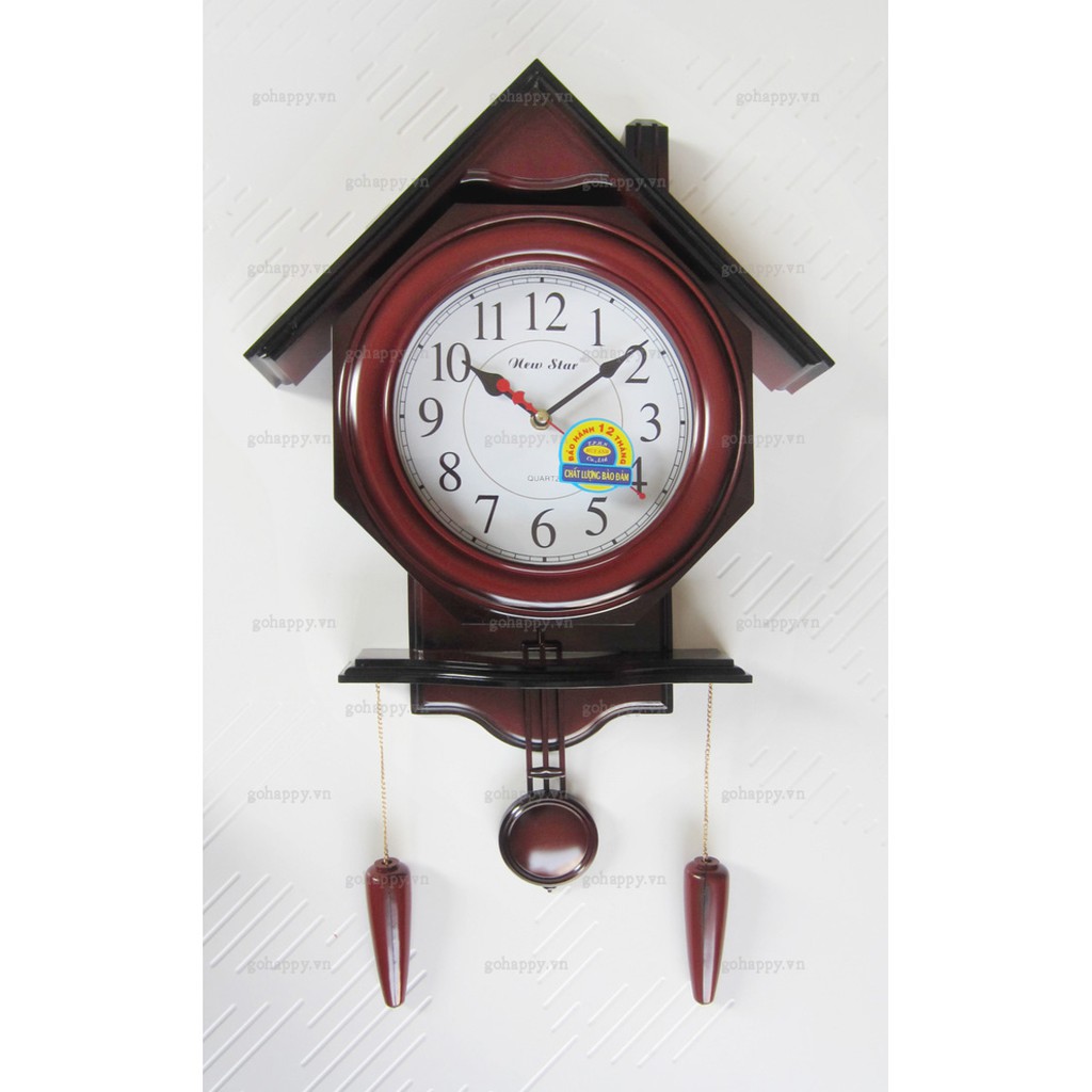 Đồng hồ treo tường quả lắc Newstar HA5 [Hàng loại 1]