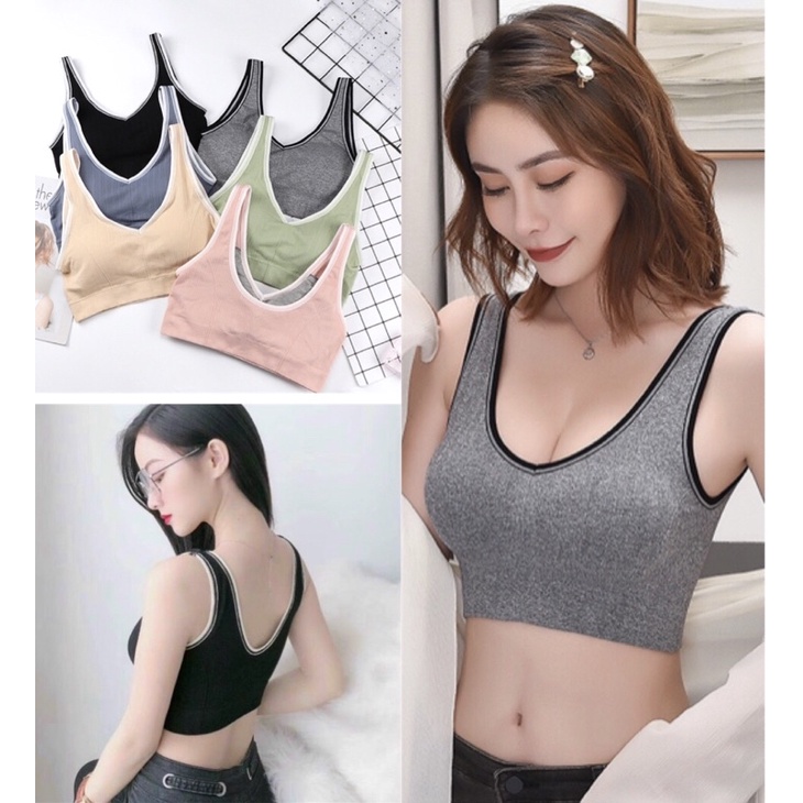 Áo bra dệt kim tập gym, yoga, aerobic nữ