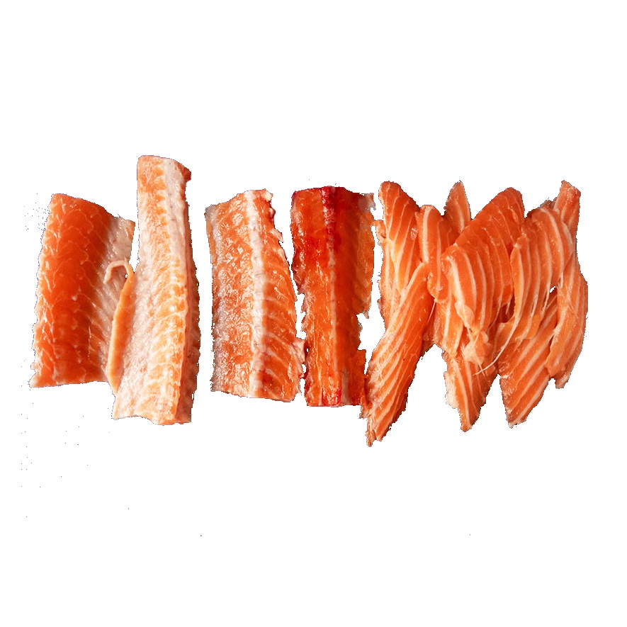 Xương Cá Hồi Na Uy Đông Lạnh Khay 1kg