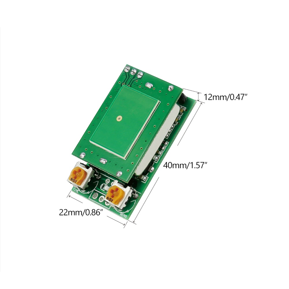 Mô-đun cảm biến radar PCBFUN HFS-DC06 DC 5V 5.8G 5.8GHz chuyên dụng