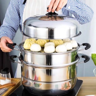 Bộ nồi hấp 3 tầng đa năng
