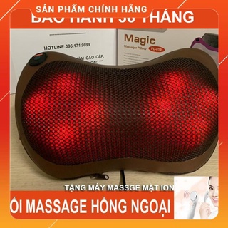 Gối Massage Hồng Ngoại 8 bi mát xa cao cấp Nhật Bản