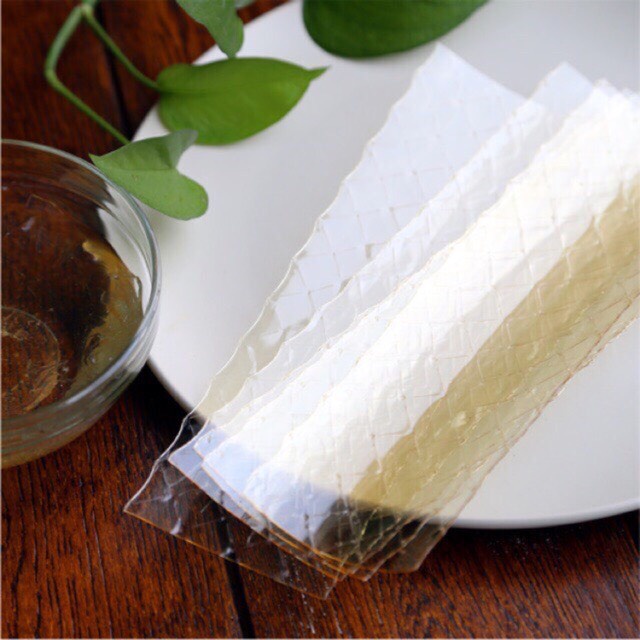 Gelatin lá, lá gelatin Đức nhập khẩu chính hãng nấu chè, làm kẹo, làm bánh.. - 5 lá