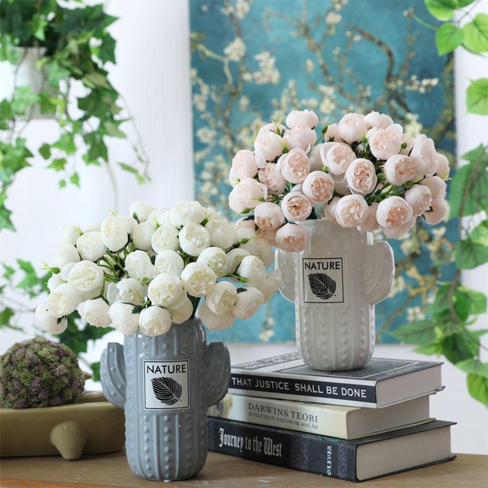 Chậu Hoa Giả Để Bàn Trang Trí Văn Phòng / Sân Vườn|Bộ Đồ Ngủ Bằng Lụa Chất Lượng Dành Cho Nữ